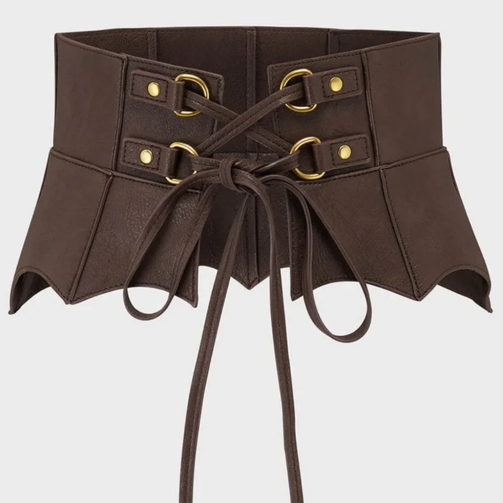 Killstar Dark Brown Corset Belt - Picture 1 of 5